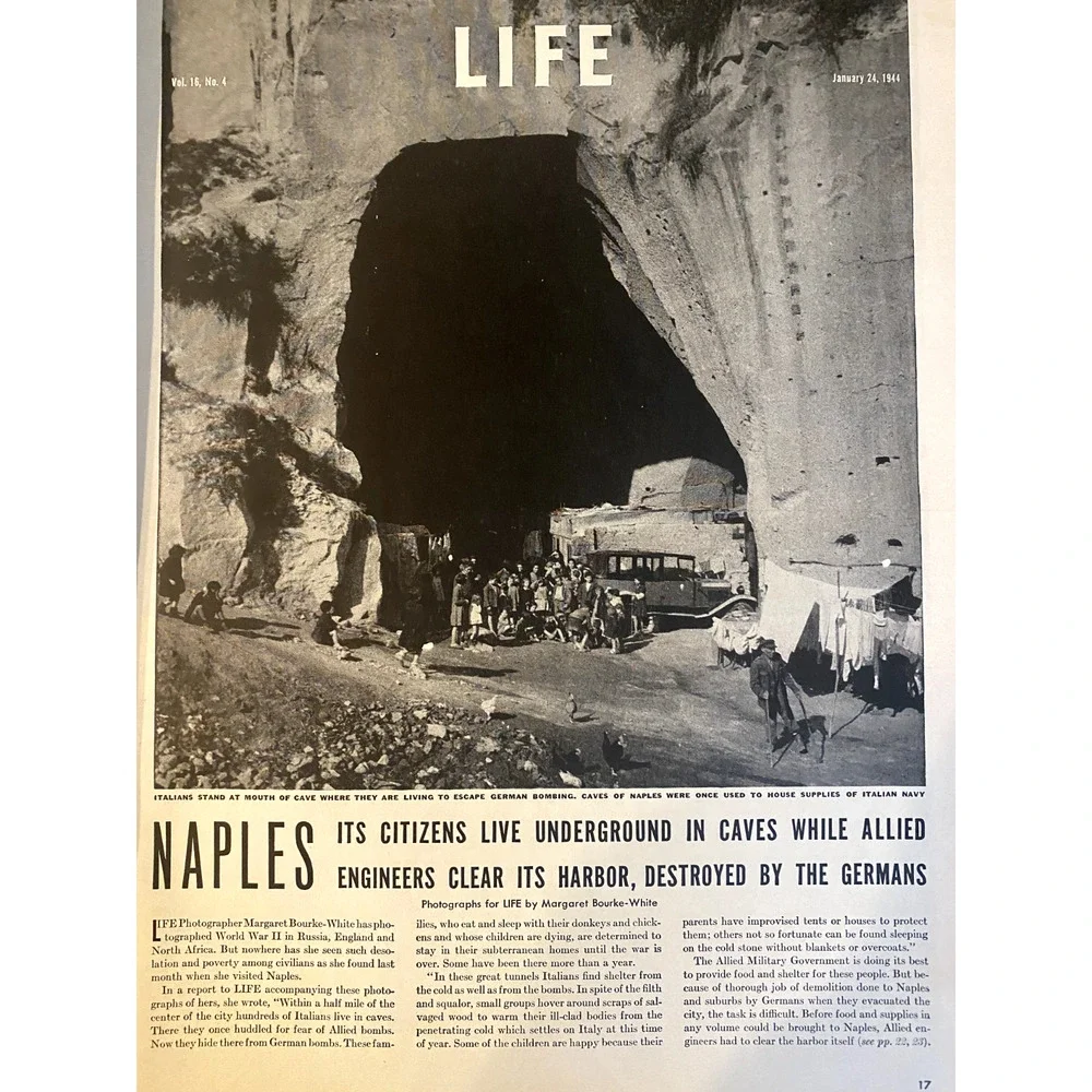 LIFE Magazine January 24 1944 Margaret Sullavan Cover WWII Air Battle Germany